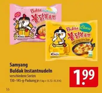 Famila Nord Ost Samyang Buldak Instantnudeln Angebot