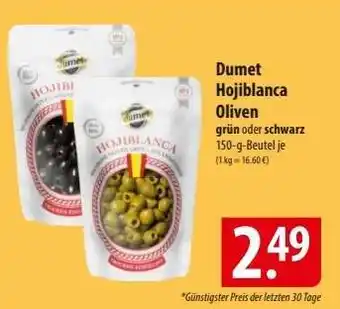 Famila Nord Ost Dumet Hojiblanca Oliven Angebot