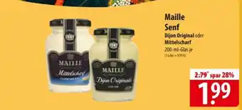 Famila Nord Ost MAILLE Senf Angebot