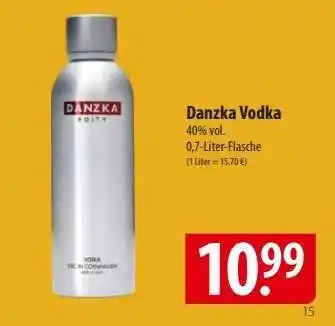 Famila Nord Ost DANZKA Vodka Angebot
