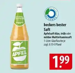 Famila Nord Ost beckers bester Saft Angebot