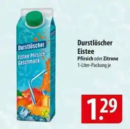 Famila Nord Ost DURSTLÖSCHER Eistee Angebot