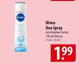 Famila Nord Ost Nivea Deo Spray Angebot
