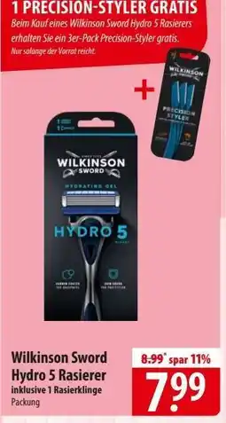 Famila Nord Ost Wilkinson Sword Hydro 5 Rasierer Angebot