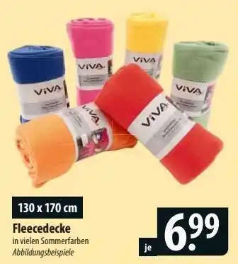 Famila Nord Ost Fleecedecke Angebot