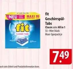 Famila Nord Ost Fit Geschirrspül-Tabs Angebot