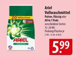 Famila Nord Ost Ariel Vollwaschmittel Angebot