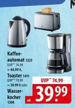 Famila Nord Ost Wasserkocher Angebot