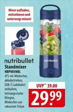 Famila Nord Ost nutribullet Standmixer NBP003NBL Angebot