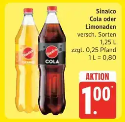 Edeka Sinalco Cola oder Limonaden Angebot