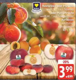 Edeka Nektarinen oder Pfirsiche Angebot
