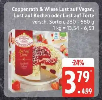 Edeka Coppenrath & Wiese Lust auf Vegan, Lust auf Kuchen oder Lust auf Torte Angebot