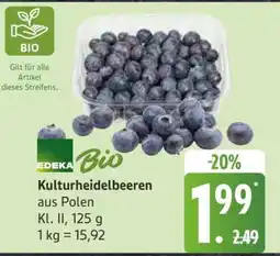 Edeka Kulturheidelbeeren aus Polen Angebot