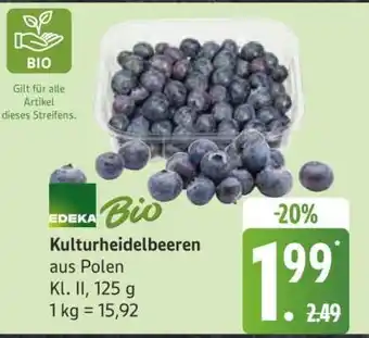 Edeka Kulturheidelbeeren aus Polen Angebot