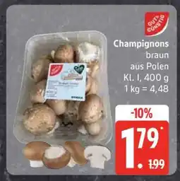 Edeka Champignons braun Angebot