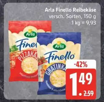 Edeka Arla Finello Reibekäse Angebot