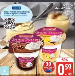 Edeka Ehrmann Grand Dessert Angebot