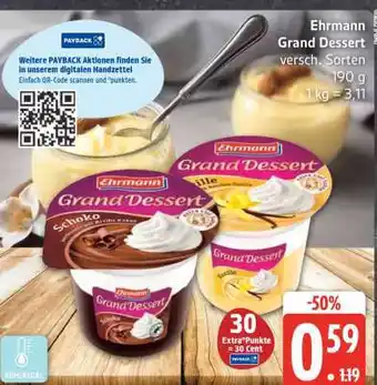 Edeka Ehrmann Grand Dessert Angebot