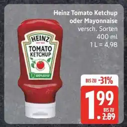 Edeka Heinz Tomato Ketchup oder Mayonnaise Angebot