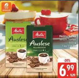 Edeka Melitta Kaffee Angebot