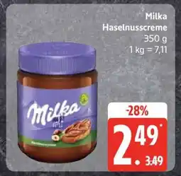 Edeka MILKA Haselnusscreme Angebot