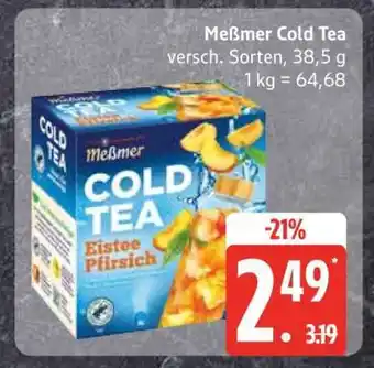 Edeka Meßmer Cold Tea Angebot