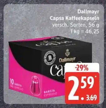 Edeka DALLMAYR Capsa Kaffeekapseln Angebot