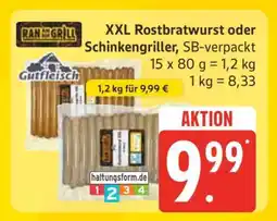Edeka XXL Rostbratwurst oder Schinkengriller Angebot