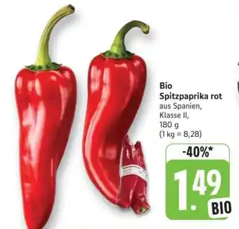 Edeka Bio Spitzpaprika rot Angebot