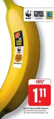 Edeka Gut & Günstig WWF Bananen Angebot