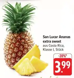 Edeka San Lucar Ananas extra sweet Angebot