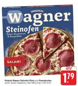 Edeka ORIGINAL WAGNER Steinofen-Pizza oder -Flammkuchen Angebot