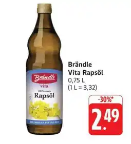 Edeka Brändle Vita Rapsöl Angebot