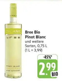 Edeka Bree Bio Pinot Blanc Angebot