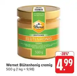 Edeka Wernet Blütenhonig cremig Angebot