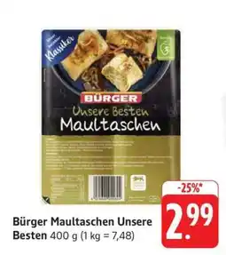 Edeka Bürger Maultaschen Unsere Besten Angebot