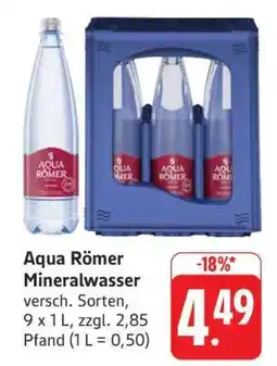Edeka Aqua Römer Mineralwasser Angebot