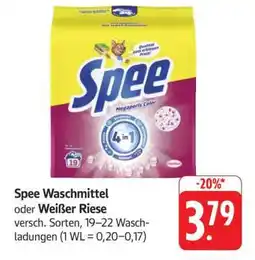 Edeka Spee Waschmittel oder Weißer Riese Angebot