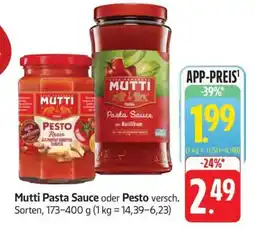 Edeka Mutti Pasta Sauce oder Pesto Angebot