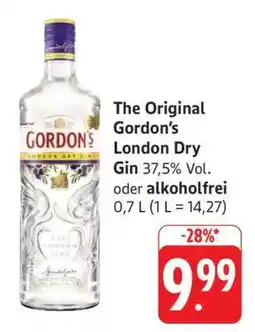 Edeka The Original Gordon’s London Dry Gin Angebot