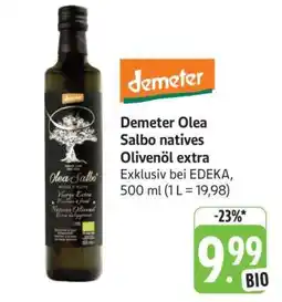 Edeka Demeter Olea Salbo natives Olivenöl extra Angebot