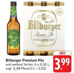 Edeka Bitburger Premium Pils Angebot