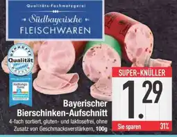 Edeka Bayerischer Bierschinken-Aufschnitt Angebot