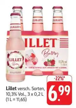 Edeka Lillet versch. Sorten Angebot
