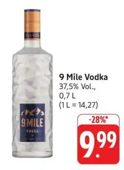 Edeka 9 MILE Vodka Angebot