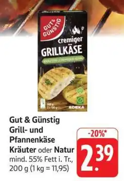 Edeka Gut & Günstig Grill- und Pfannenkäse Angebot