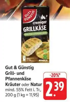 Edeka Gut & Günstig Grill- und Pfannenkäse Angebot