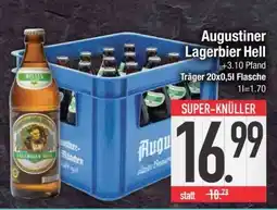 Edeka Augustiner Lagerbier Hell Angebot