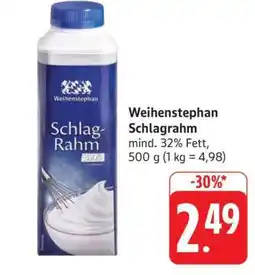 Edeka Weihenstephan Schlagrahm Angebot