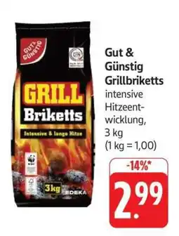 Edeka Gut & Günstig Grillbriketts Angebot
